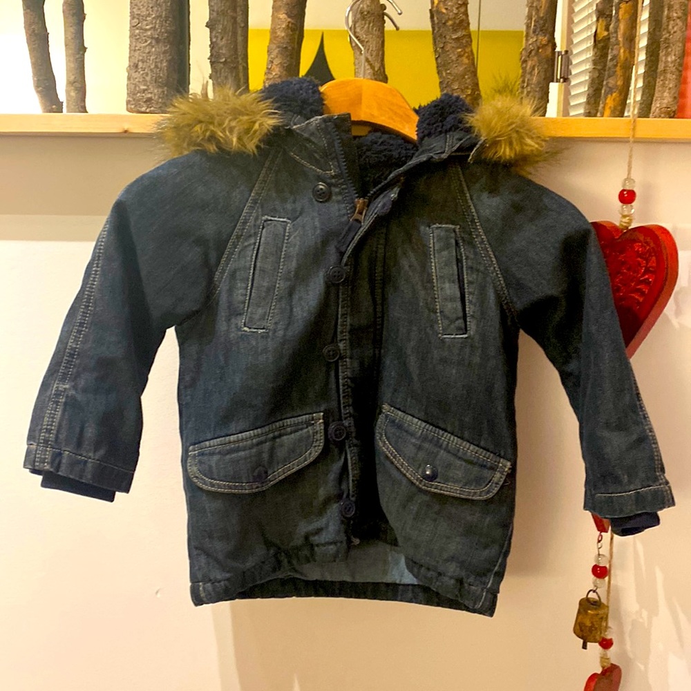 GAP Toddler’s denim parka